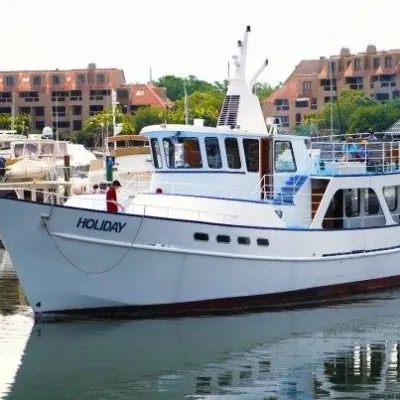 Captain Mark's boat in Hilton Head